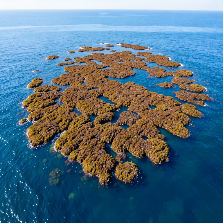 Sargasové moře popis a mapa oblasti - ilustrační foto