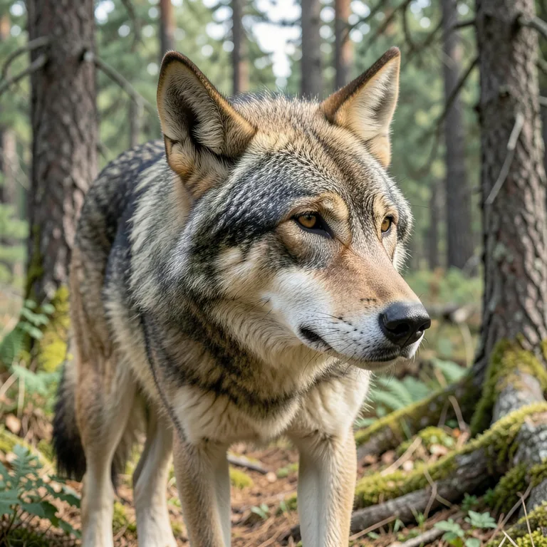 Pravěk obrovský a největší vlk světa - ilustrační foto