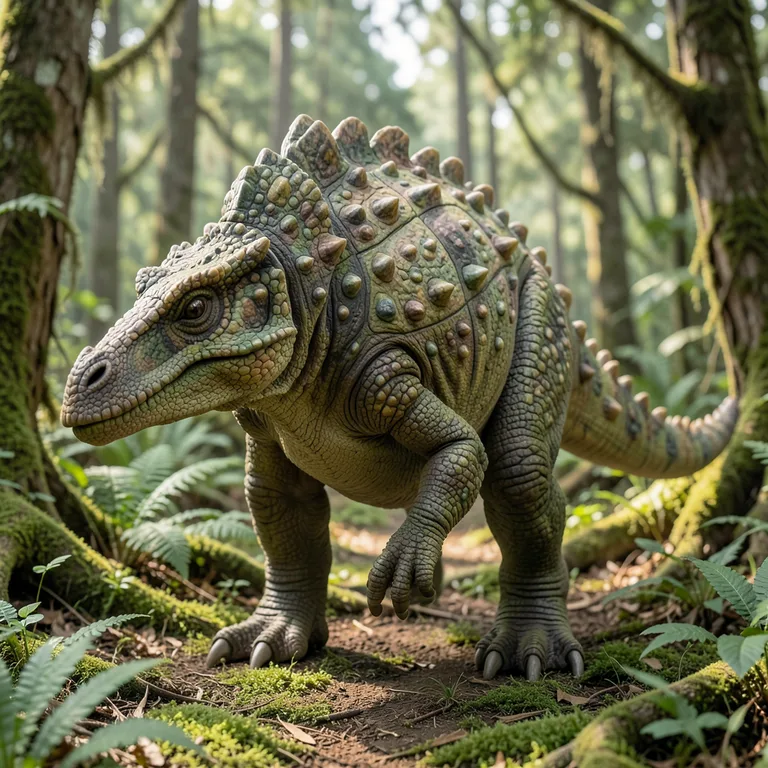 Ankylosaurus popis a fakta o dinosaurech - ilustrační foto