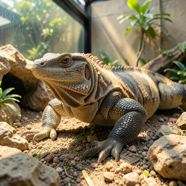 varan ostnoocasý chov a péče - Varan ostnoocasý - ilustrační foto