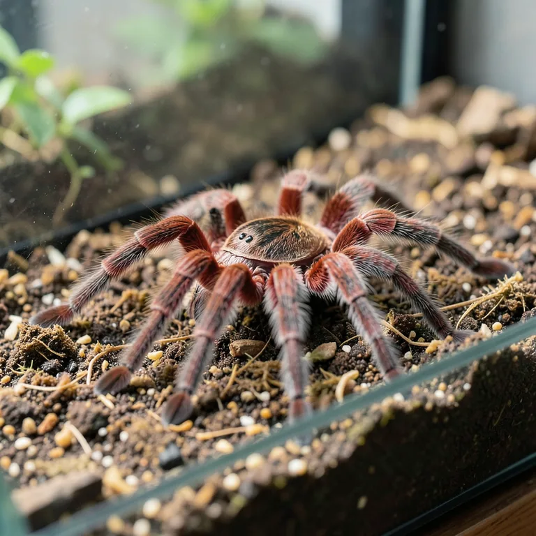 Nhandu chromatus popis a chování pavouka - ilustrační foto