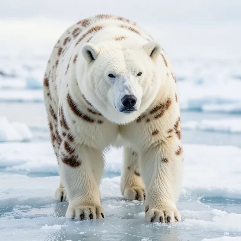 Pizzly medvěd - ilustrační foto
