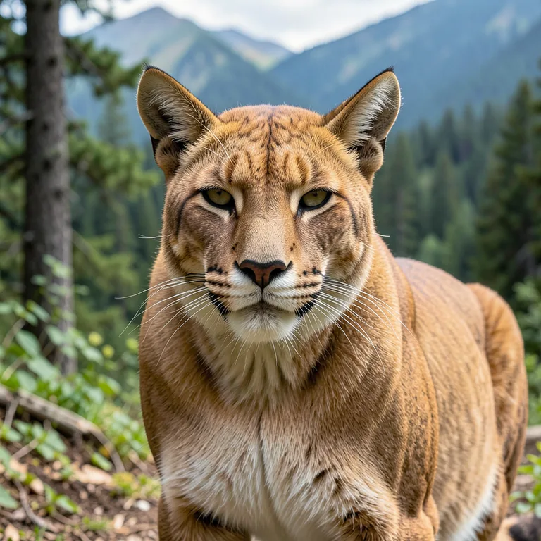 Puma americká černá a její výskyt - ilustrační foto