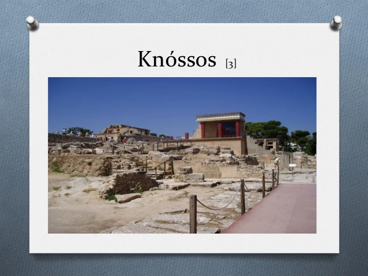 Knossos ruins with throne room